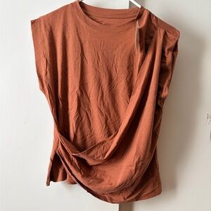 Rust Sleeveless Women's Top